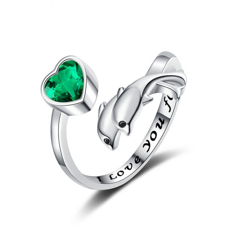 Whale Ring: Simple & Stylish Engraved Women's Fashion Jewelry