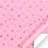 4 Designs 50 X 70cm Kraft Paper Pink Star Wrapping Paper Sheet Kraft for Kids Gifts Wrapping Paper Sheets