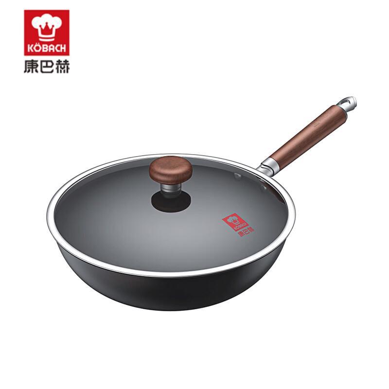 KOBACH 32cm Refined Iron Non-Stick Wok