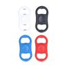 4Pcs Portable Manual Double Head Beer Bottle Opener Hand Decompression Toy Black White Blue Red