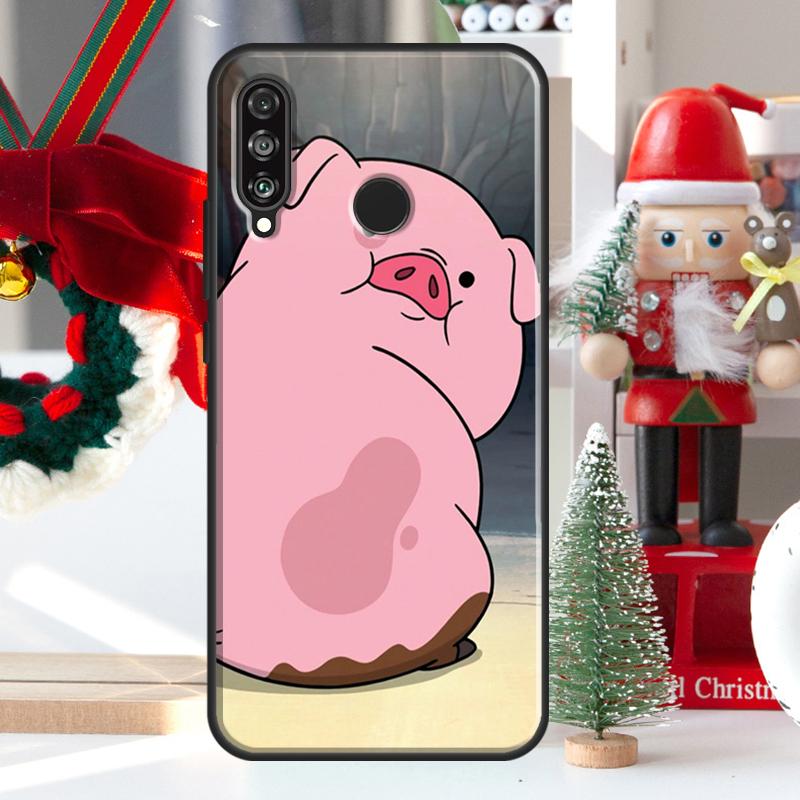 Cartoon Pig For Huawei Nova 5T 9 10 SE 7i 8i 11i 12i Y73 Y72 Y61 Y91 Y60 Y70 Y90 P20 P40 P30 Lite Case