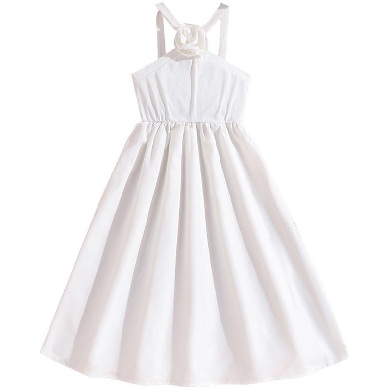 Girl Sleeveless Suspender Dress Children Kid Casual Summer Beach Sundress Princess Dresses Clothes