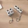 with Metal Buckle Black Cat Keyboard Key Chain Crispy Rebound Voice Keyboard Fidget Toy  Student