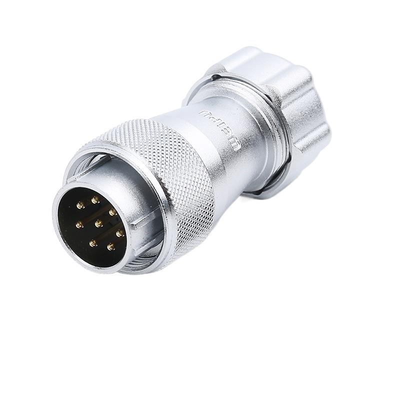 WEIPU WS20 TP+Z M20 Industrial Power Aviation Plug Socket Waterproof Connector 2 3 4 5 6 7 9 12 Pin Screw Lock Panel Connectors