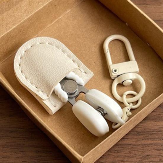 Portable Mini Scissors Keychain Carabiner Design Miniature Cutting Tool for Sewing Travel Ultra Sharp Small Snips for Threads And Tags