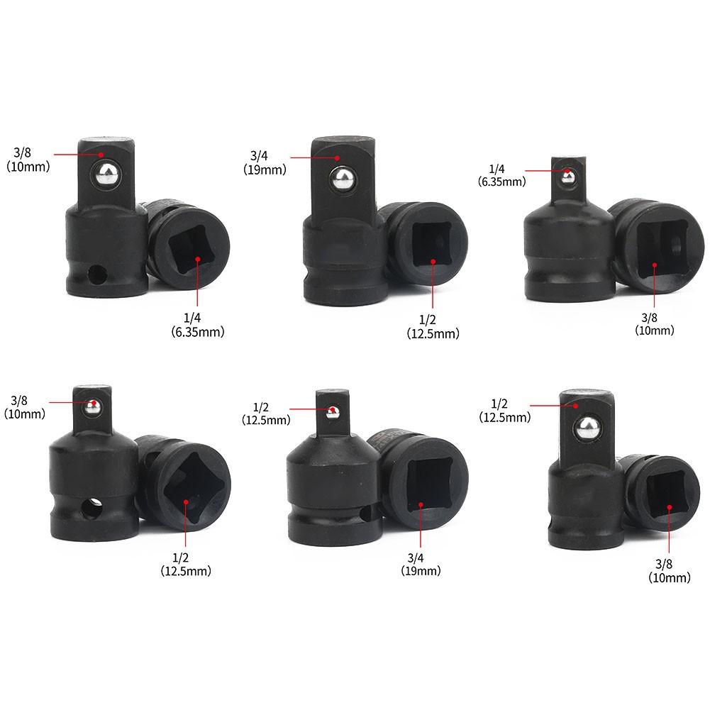 1/2 To 3/8 Convertor Adaptor 3/8to1/4 Black Brand New