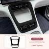 For Geely EX2 Car Silicone Pad for Center Console Gear Shift Decorative Frame Silicone Non-slip Pad Car Interior Accessories