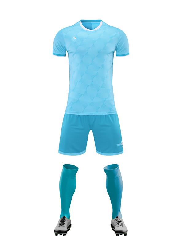 Short Sleeve Football Suit Men's and Women's Adults Children's Breathable Quick-Drying Training Sports Suit Football Suit