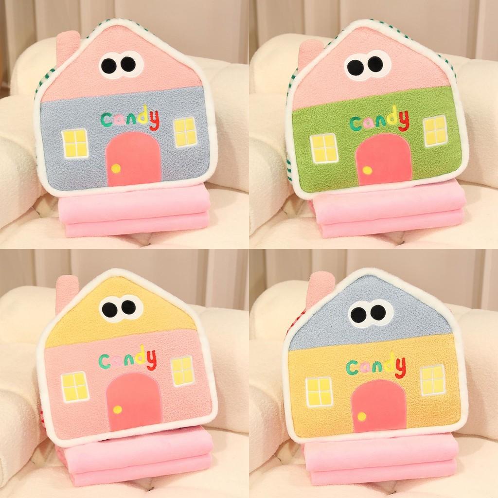 Dopamine Throw Girls Pillow Blanket 2 In 1 Sofa Office Children Room Doll Gift
