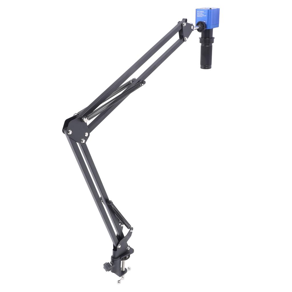 Digital Microscope Camera 1080P 24MP HD Industry Microscope Camera with 150X C Mount Lens and LED Ring Light EU Plug