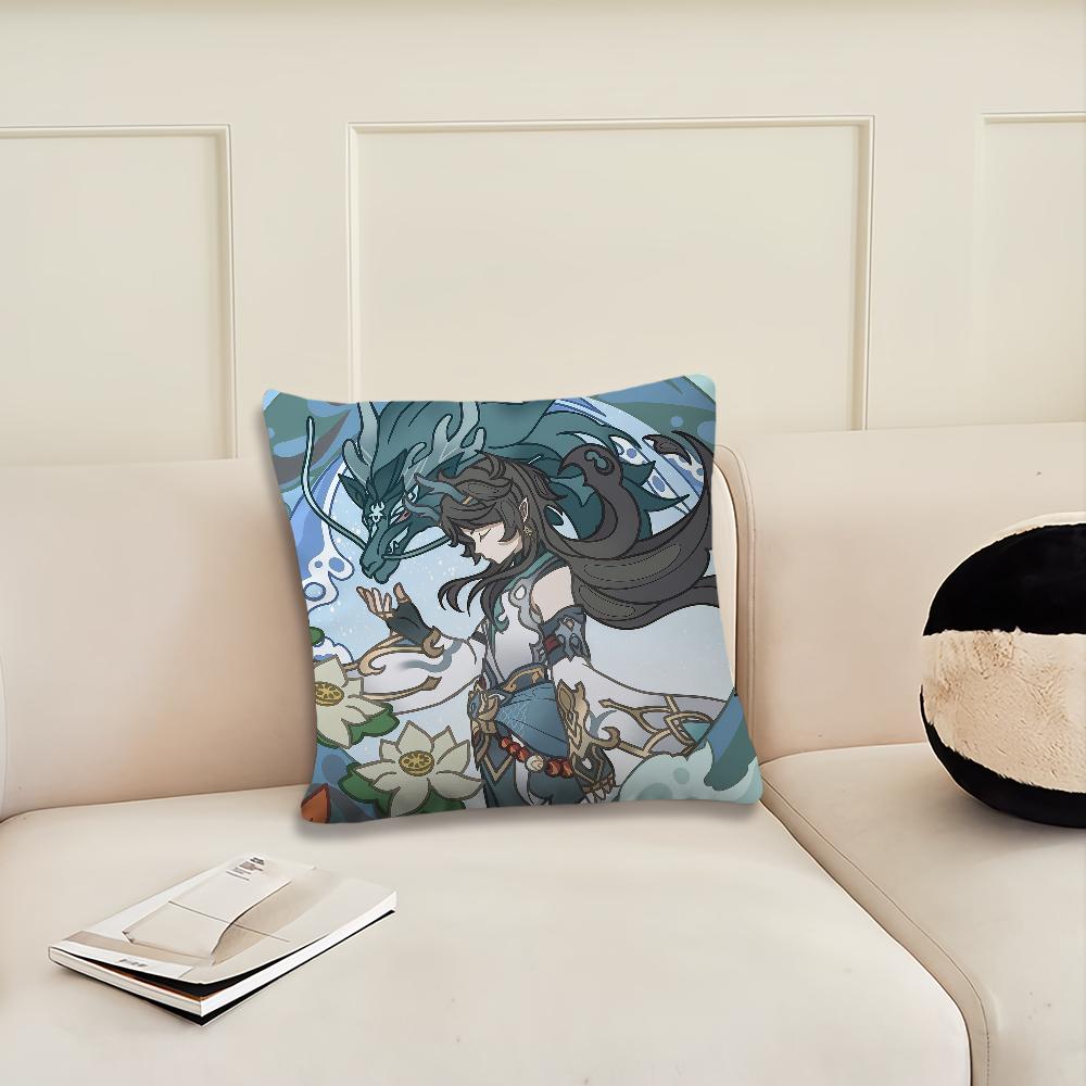 Game Honkai Star Rail cushion cover Pillow Cover Decoration Room Home Sofa living Office Car Nordic Simplicity