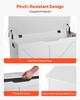 Kids Storage Bench, Wooden Toy Box Chest, Large Storage Cabinet with Safety Hinge, Toddlers Storage Bench for Playroom, Living Room or Entryway, Easy