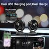 Hipacool 360° Rotatable Car Dual Head Fan 12V/24V 3 Speed Wind USB Fan Ventilator Fan Truck Air Conditioning Auto Cooling Fan