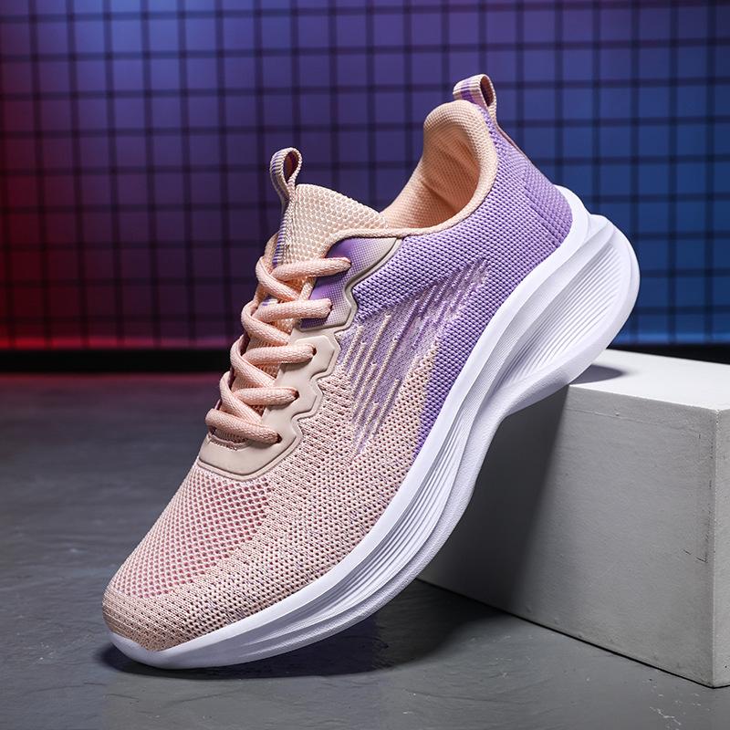 Jinjiang Women's Shoes 2025 New Sports Shoes Women's Comfortable and Lightweight Running Shoes Versatile Breathable Casual Shoes