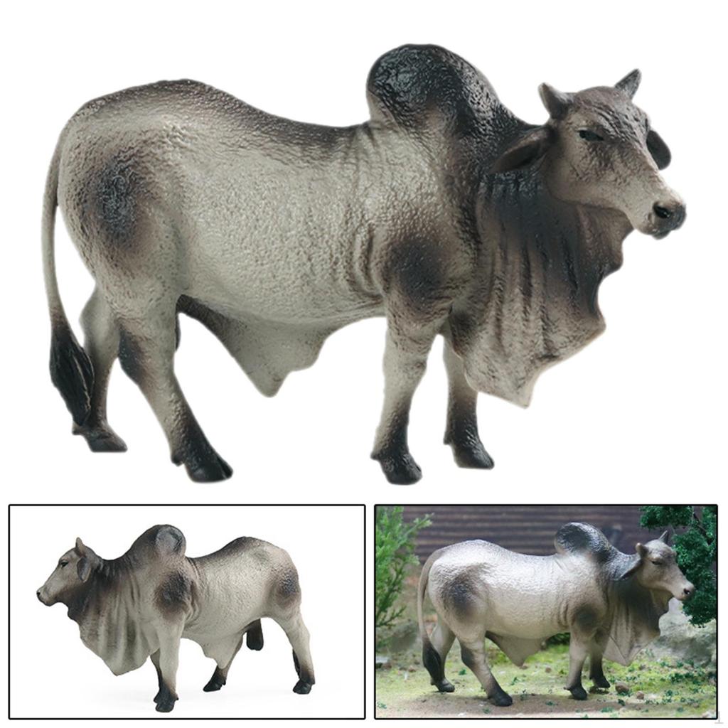 Cow Figurines Playset Action Figure Toys Cattle Model for Home Decor