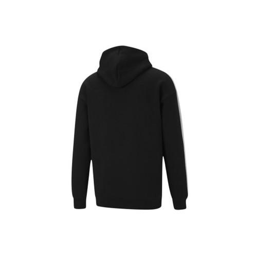 Puma Men's Casual Color-Blocked Pullover Hoodie In Black