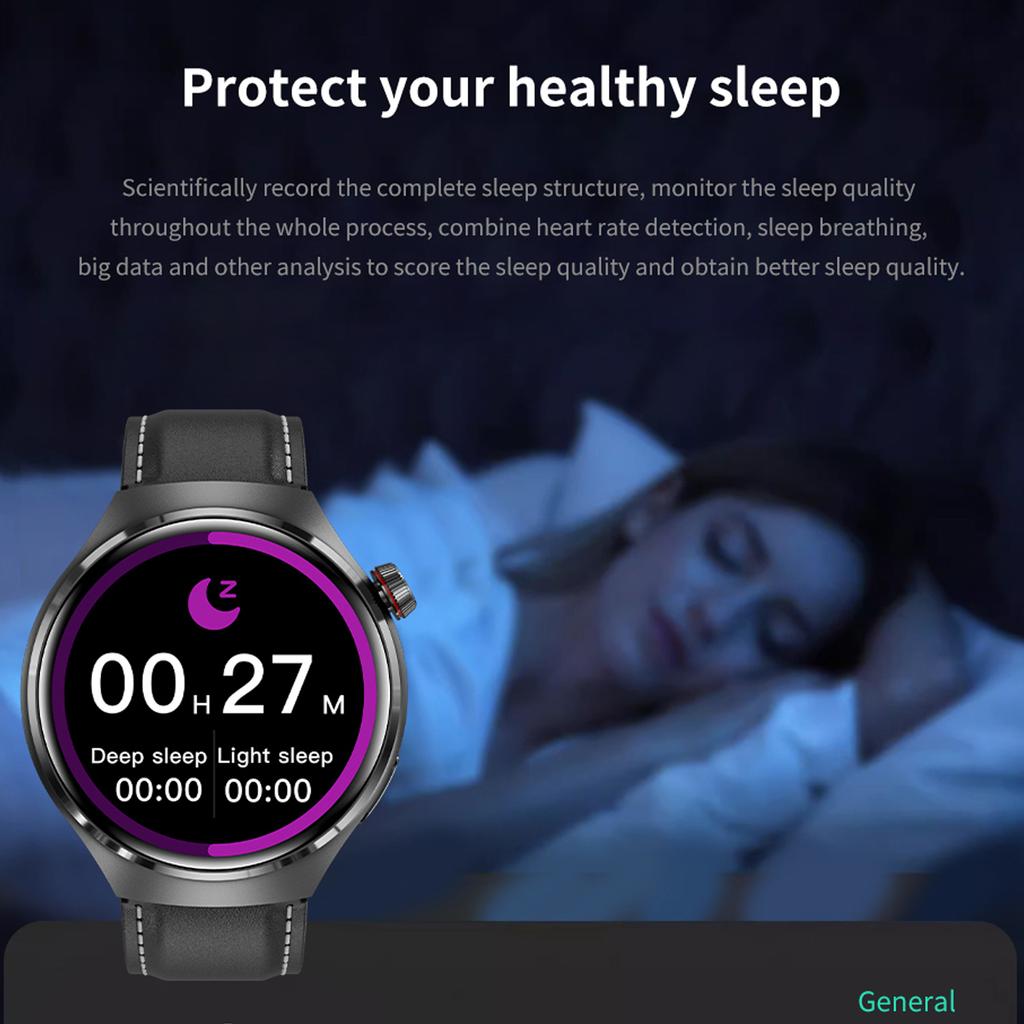 100% Original Packing For Men Smart Watch 4 AMOLED HD Screen Bluetooth Call Heart Rate Professional Waterproof SmartWatch 2025