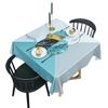 Nordic Square Tablecloth Waterproof, Anti-Scalding And Oil-Proof Pvc Tablecloth Ins Small Fresh Home Internet Celebrity Table Mat