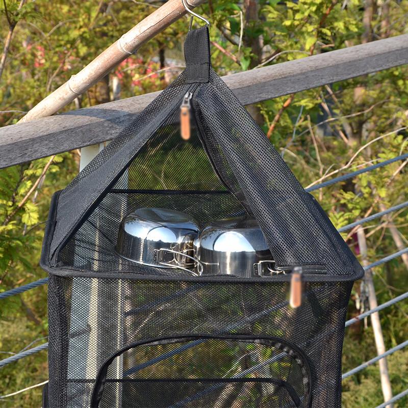 Outdoor Camping Hanging Mesh Drying Rack