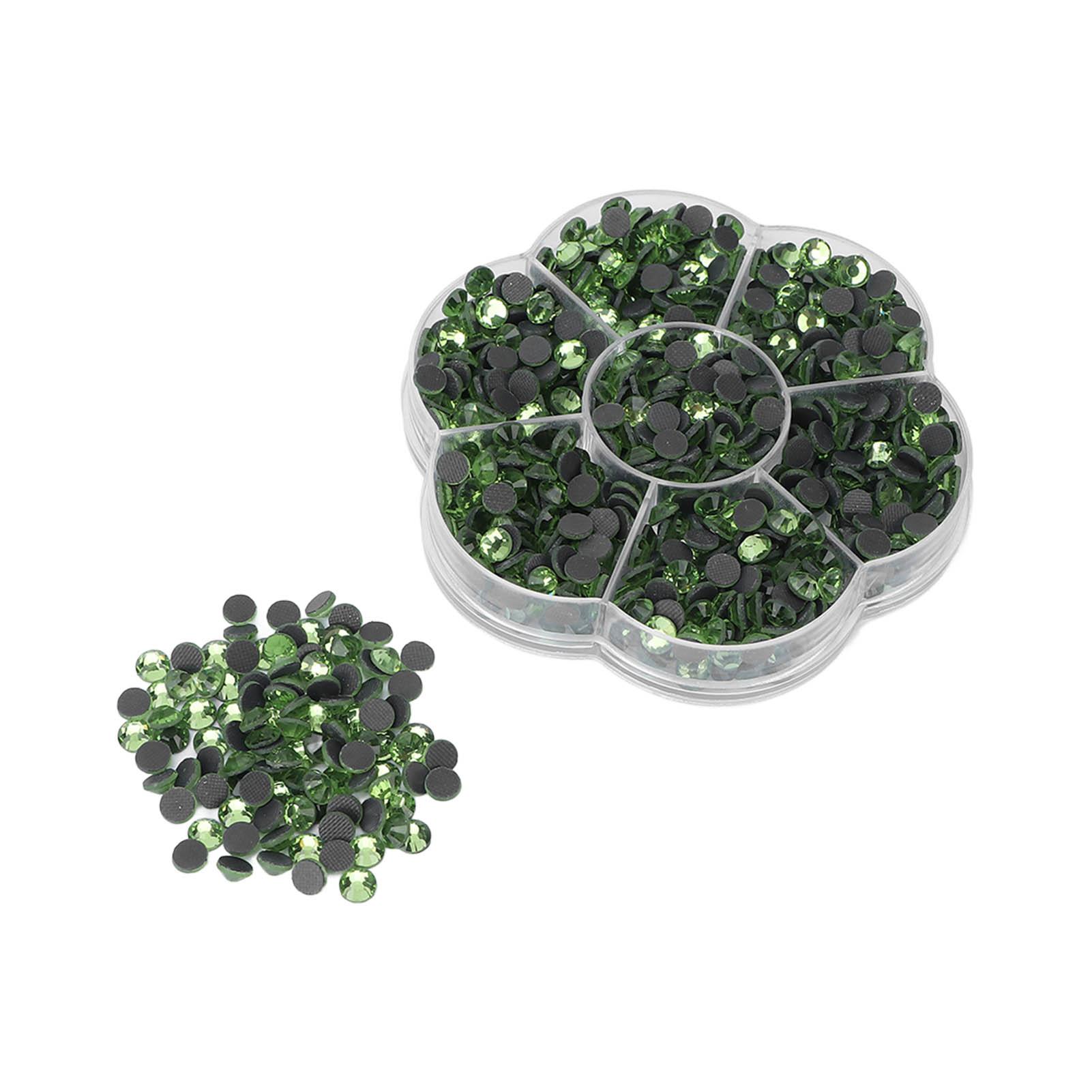 

1000 шт. Стразы блестящие прозрачные декоративные принадлежности для нейл-арта для девочек WomenJM201 светло-зеленые
