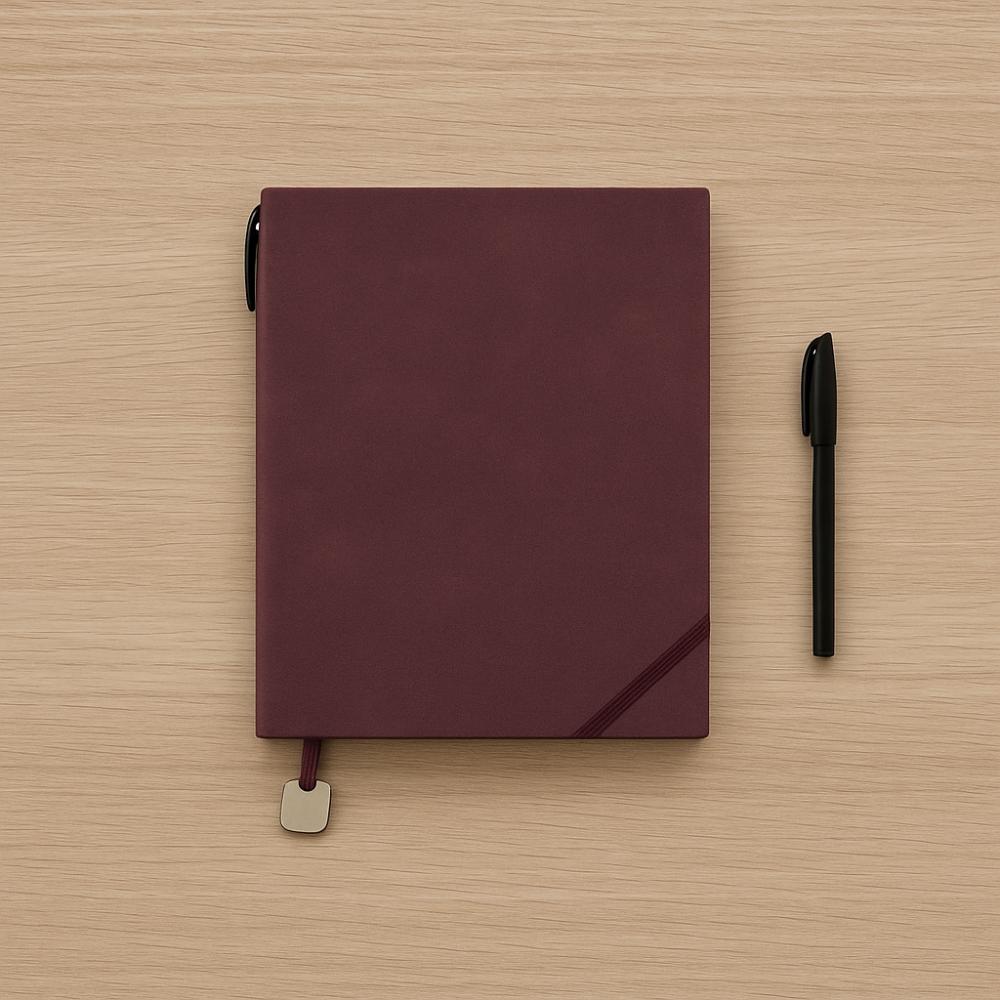 100sheets A5 Notebook Diary Meeting Minutes Book Portable Retro Notebook Students