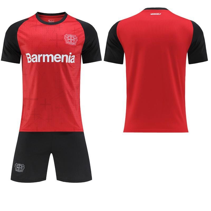 2425 Bayer Leverkusen s Home Children s Clothing Football Suit No. 10 Wilz 34 Zaka 20 Grimaldo 24#