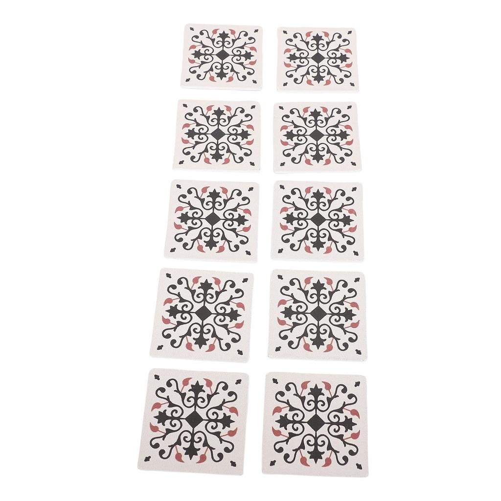 1: 12 Scale Dollhouse Flooring Tiles Wooden Mini Dollhouse Flooring Tiles Accessories for Home Decor