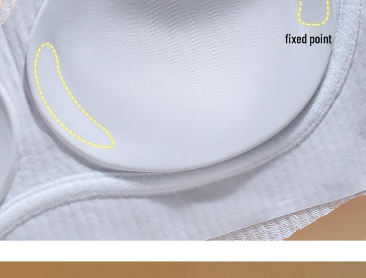 Nahtloser Übergrößen-BH ohne Bügel mit Anti-Hänge-Effekt für Damen