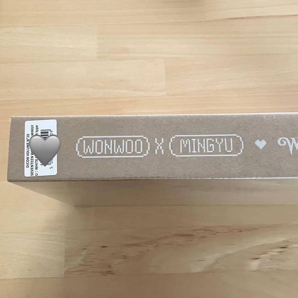 [USED] SEVENTEEN Wonwoo Mingyu DICON white midnight