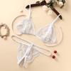 Erotic Underwear Sexy Bra Set Women Eyelashes Breathable Sexy Outfits Transparent Lingerie Sexy Costumes