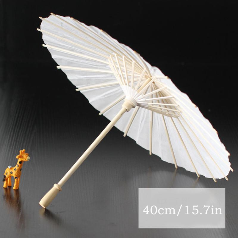White Umbrella Bridal Cosplay DIY Craft Photo Prop Wedding Paper Party Decor