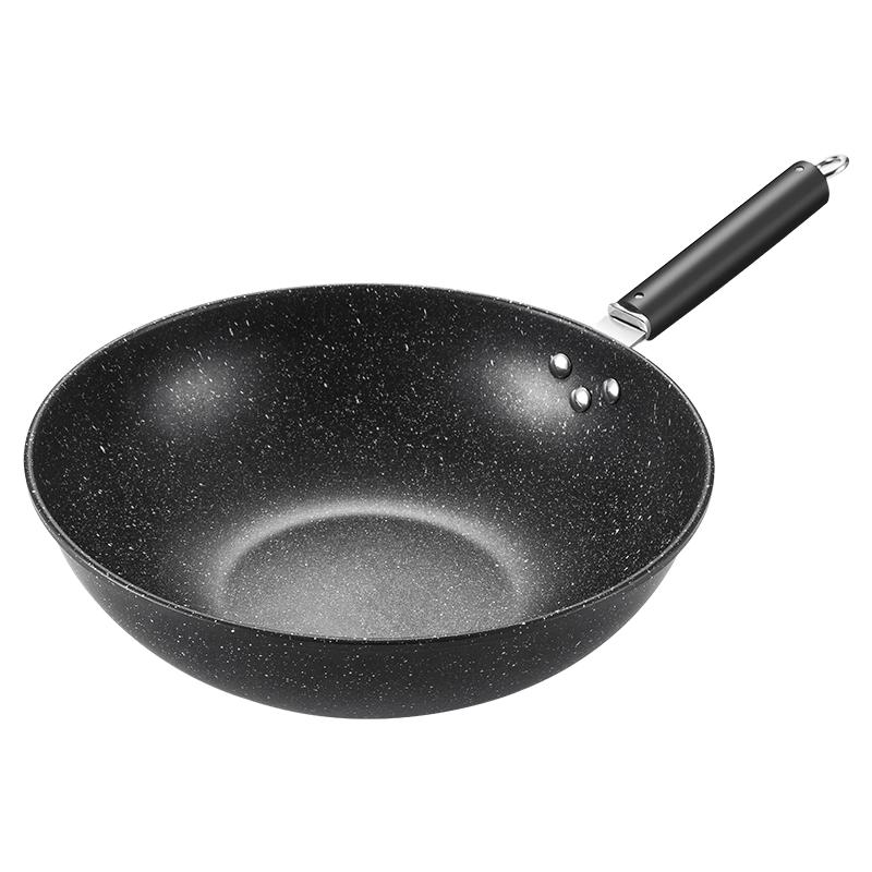MAXCOOK 32cm Non-Stick Iron Wok