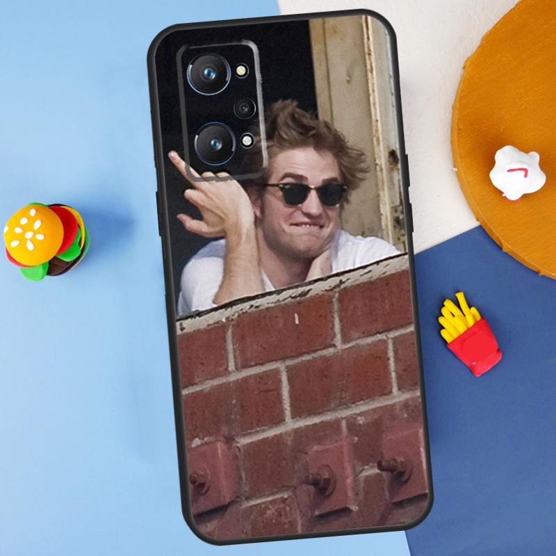 Robert Pattinson Standing For Realme C55 C67 C61 C75 C53 C51 C21Y C25S GT 6 6T 5 GT7 Pro 10 11 12 13 14 Pro Plus Case