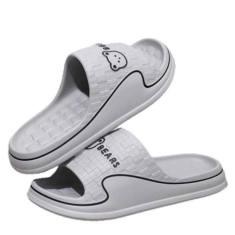 Summer Slide Slippers Women Men New Anti-Slip Bathroom Home Slippers Indoor House Shoes Shower Sandals