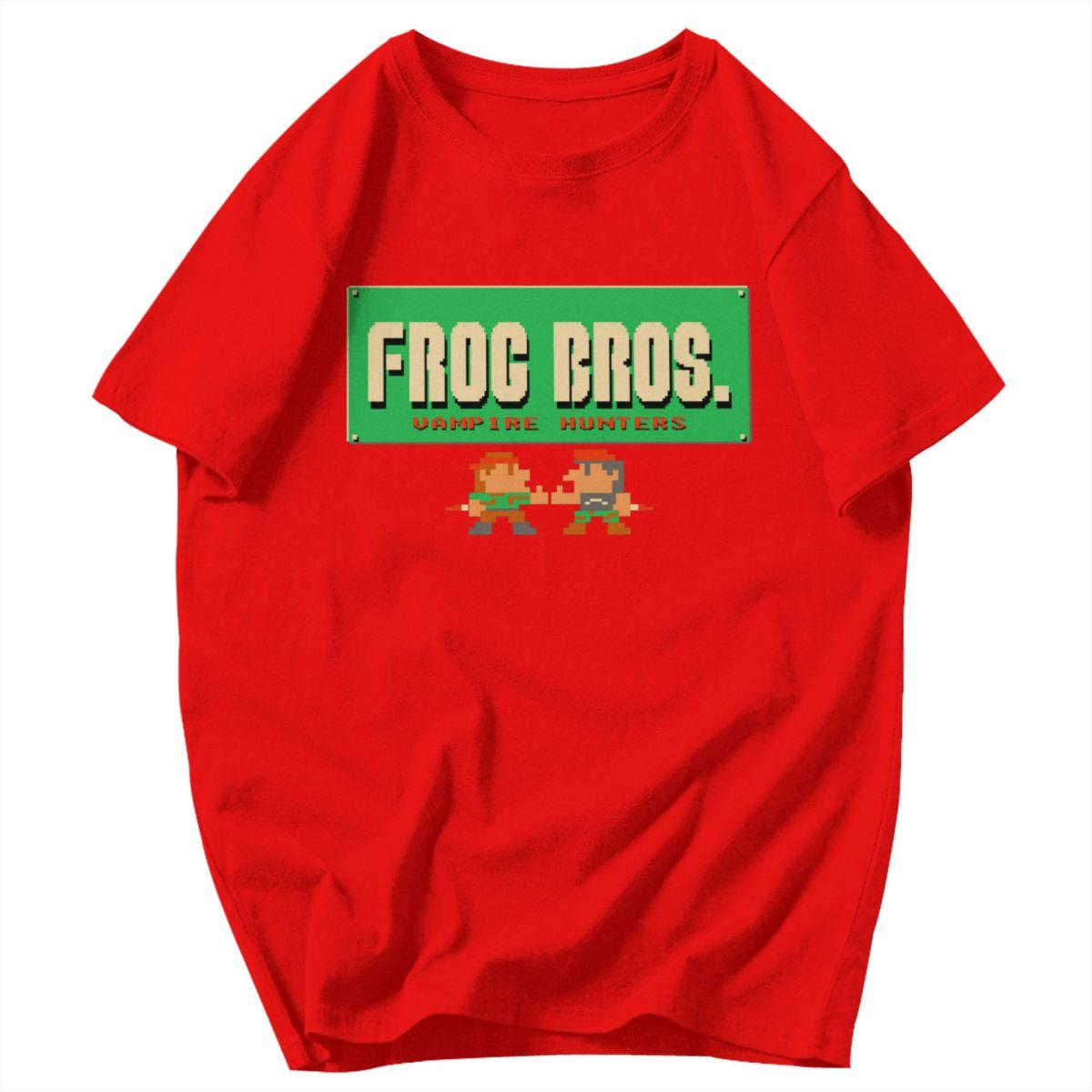 Men T Shirt Frog Bros Vampire Hunters Horror The Lost Boys Pops Y2K Graphic Anime Unisex Clothes T Shirts S