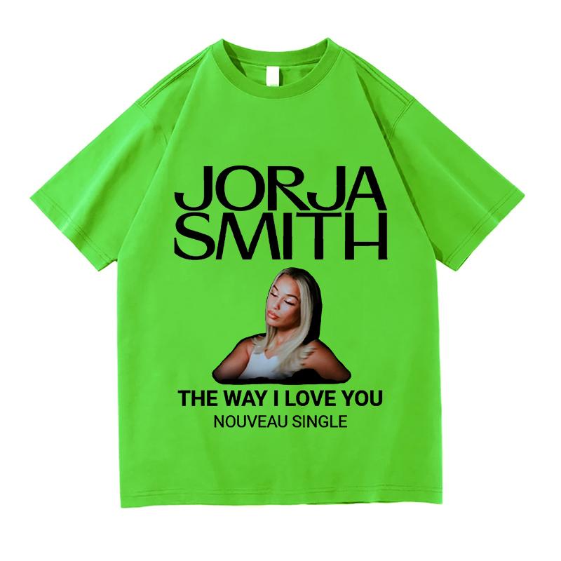 Jorja Smith The Way I Love You Graphic Tshirts Cotton Tshirts Unisex Streetwear Hip Hop Cotton Loose UnisexWomen T Shirts Clothes