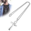 Men Stainless Steel Necklace Chain Exquisite Fashionable Pendant Necklace Accessory Gift