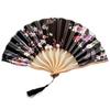 Elegant Multi-Pattern Japanese Style Personalized Handmade Fan Crafts Dance Hand Fan Folding Fan Home Decoration Summer Gift
