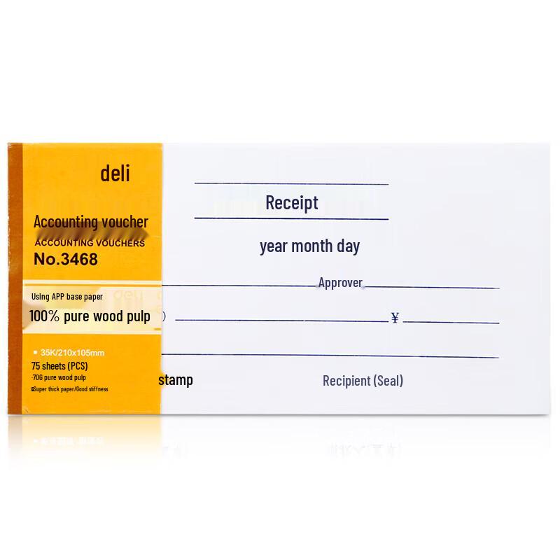 Deli 3468 Accounting Voucher Book