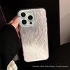 Apple iPhone 16 Pro Feather Yarn Large Hole Case, IMD Material, Painted Design.
