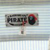 A Bathing Ape Stripete Langermet Knappedunskjorte S Blå Herre Brukt