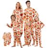 Print Cute Family Set Pajamas, Home Clothes, Family Set Long Sleeve Top Pants Set