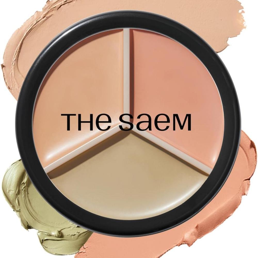 

THE SAEM Cover Perfection Triple Pot Concealer 01 Correct Beige