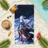 Wuthering Waves Hiyuki Towel Soft Pool Gift For Travel Gym Shower Camping Quick Dry Sports Beach Towels