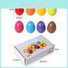 Wooden Egg Puzzle Toy For Kids Educational Shape Recognition And Color Matching