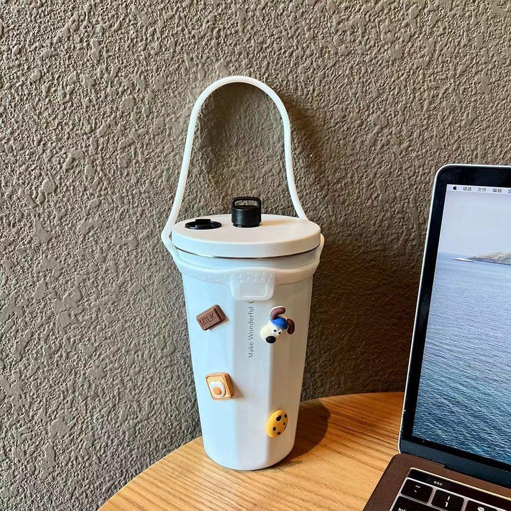 1Pcs Silicone Insulated Tumblers Leakproof Coffee Mug Accessory for Tyeso Mug Home Office Car