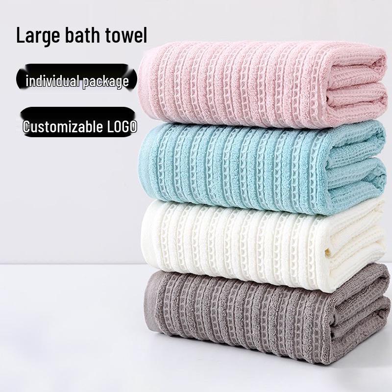 Pure Cotton Soft Absorbent Bath & Face Towels - Home Use & Couple Set
