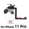 AiinAnt Phone Top Proximity Sensor Sound Ear Earpiece Speaker Flex Cable For iPhone 11 12 Pro X Xr Xs Max Sapre Phone Parts
