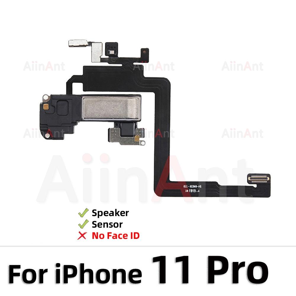 AiinAnt Phone Top Proximity Sensor Sound Ear Earpiece Speaker Flex Cable For iPhone 11 12 Pro X Xr Xs Max Sapre Phone Parts