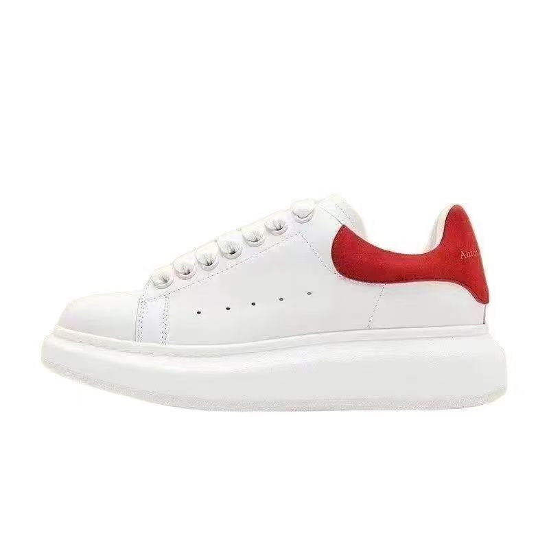 Trendy Platform Shoes: Thick Soles, Height Boosting, Comfy & Versatile Retro White Sneakers for Campus & Couples